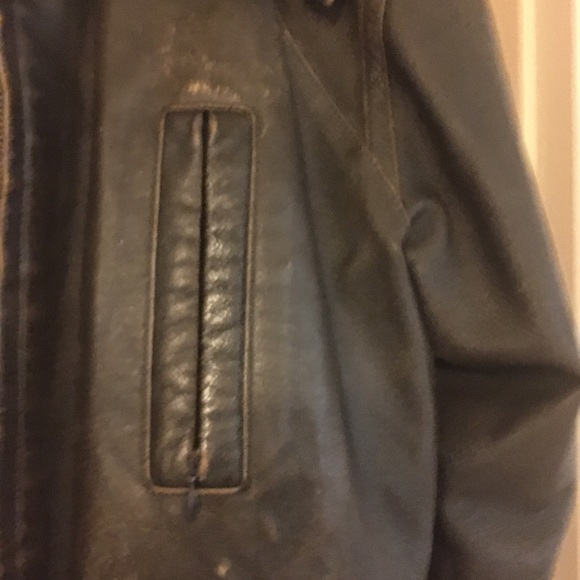 Brown Leather Jacket - Picture 3 of 10